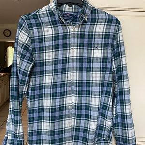 Men’s Vineyard Vine, plaid shirt size Small